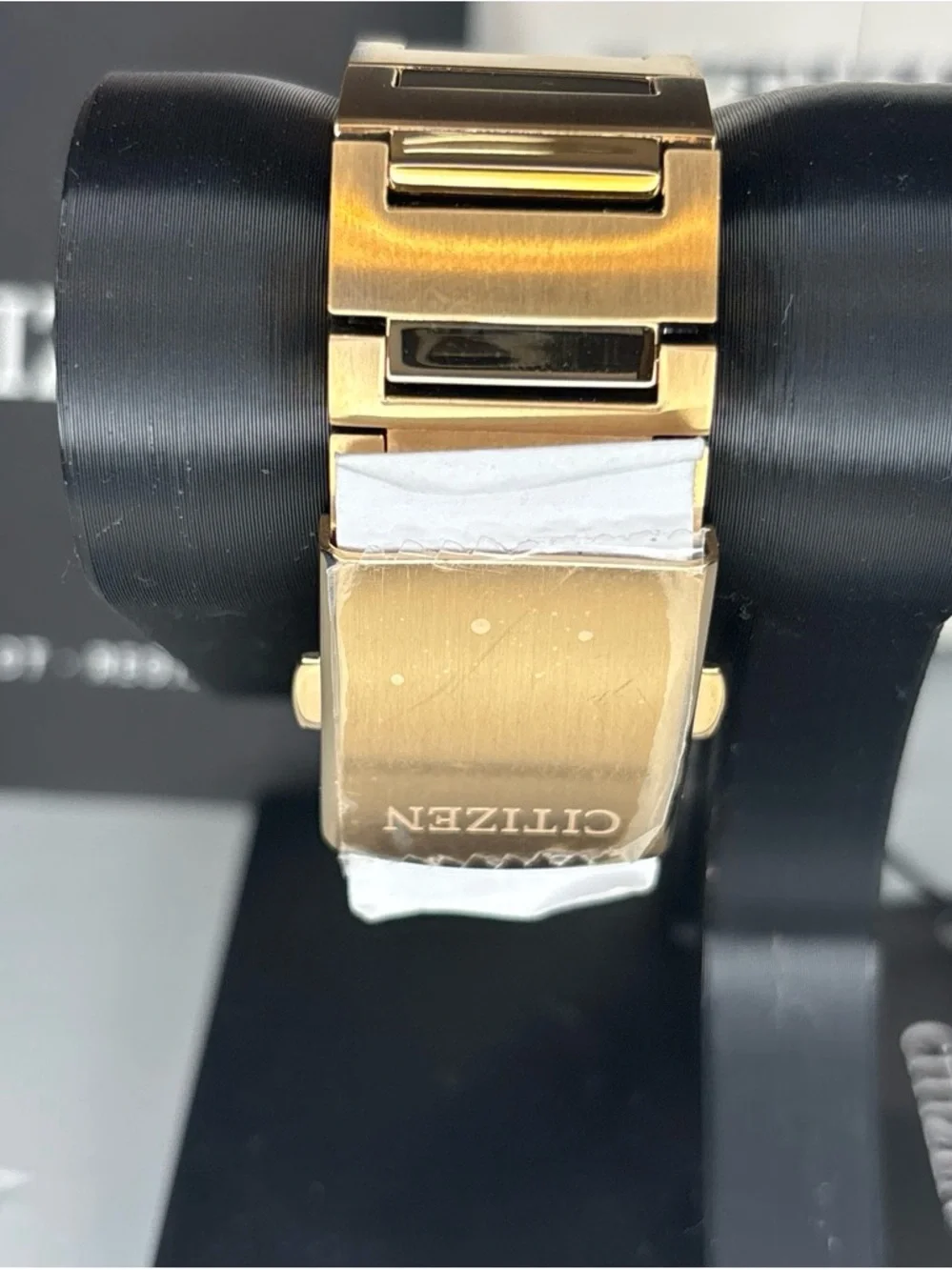 Citizen Gold and Black Eco-Drive Men's Watch
